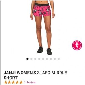 Janji AFO running shorts pink tropical 🌴